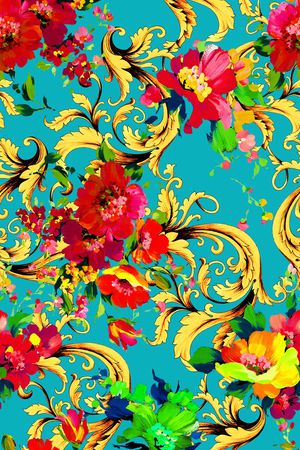 清爽印花华亿平台图片