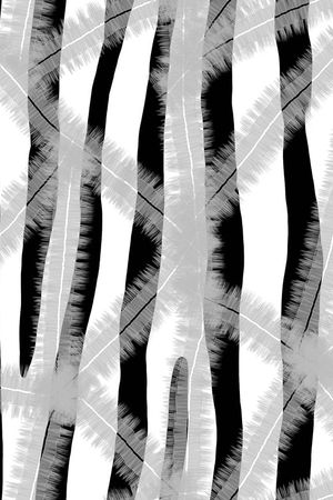 黑白印花华亿平台图片