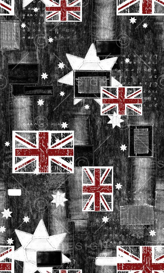 米字旗印花华亿平台图片