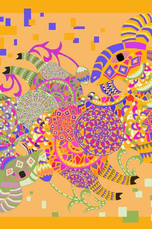 民族风印花华亿平台图片