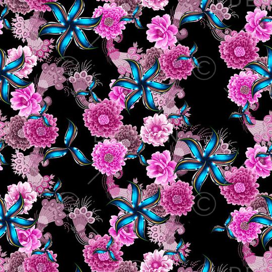 时尚春夏印花华亿平台图片