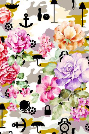 个性迷彩印花华亿平台图片