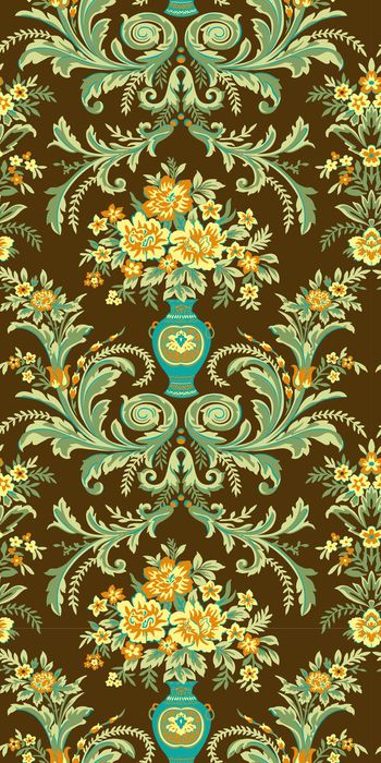 欧式奢华复古印花华亿平台图片