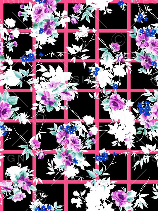 缠枝印花华亿平台图片