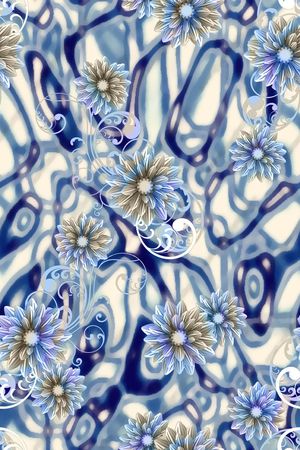 简洁时尚印花华亿平台图片