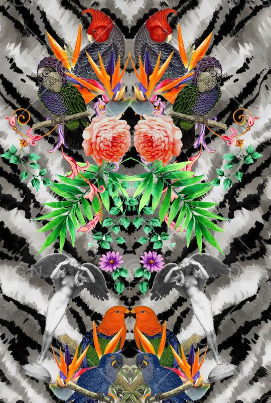 豹纹印花华亿平台图片