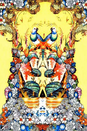 旗袍印花华亿平台图片