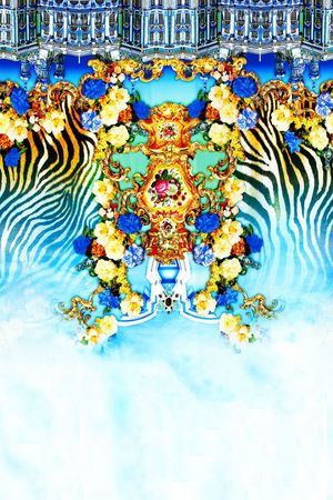 裙子印花华亿平台图片