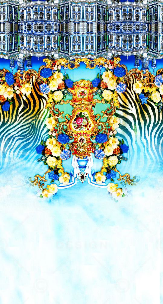 裙子印花华亿平台图片