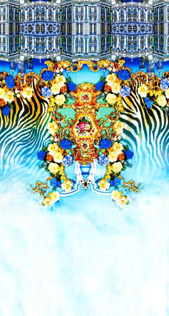 裙子印花华亿平台图片