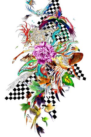 时尚印花华亿平台图片