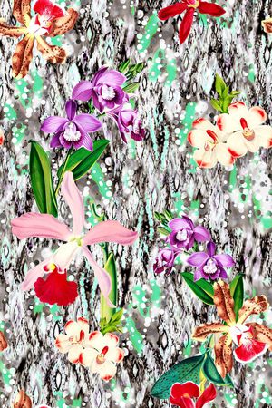 抽象印花华亿平台图片