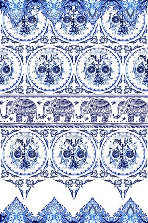 中国风印花华亿平台图片