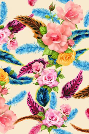 手绘印花华亿平台图片