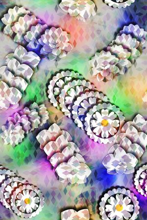 抽象印花华亿平台图片