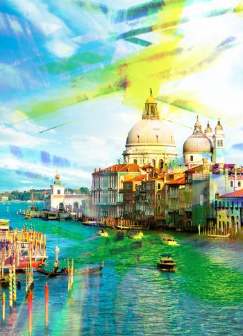 427304-旅游胜地 水上城市