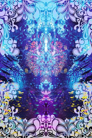 海洋风情印花华亿平台图片