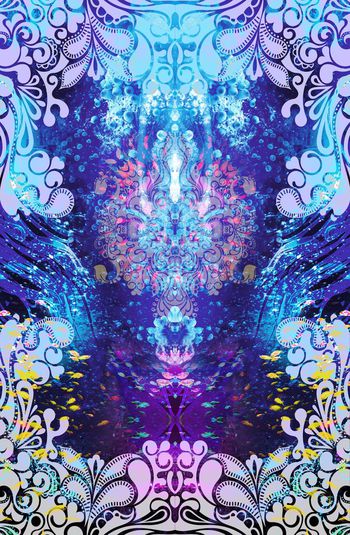 海洋风情印花华亿平台图片