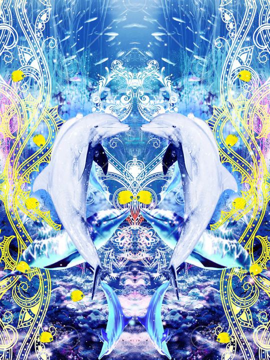 梦幻海底度假印花华亿平台图片