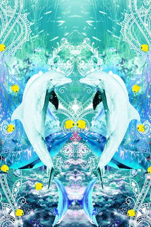 梦幻海底度假印花华亿平台图片