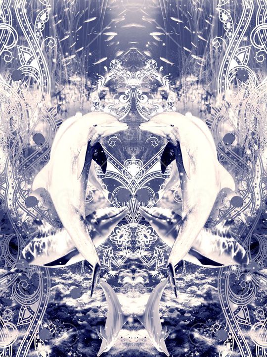 梦幻海底度假印花华亿平台图片