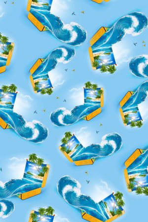 海水印花华亿平台图片