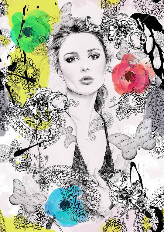 佩斯利印花华亿平台图片