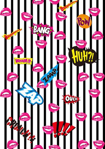 427584-流行时尚嘴唇字体大爆炸