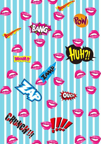 427585-流行时尚嘴唇字体大爆炸