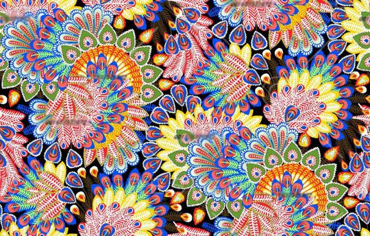 抽象印花华亿平台图片