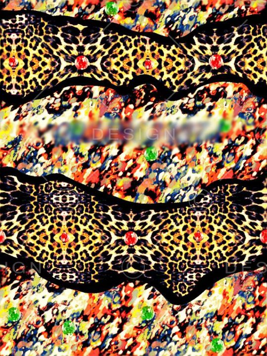 抽象印花华亿平台图片