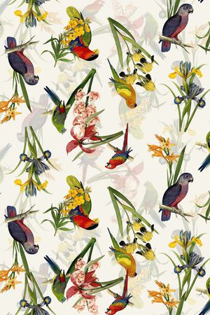 复古风印花华亿平台图片