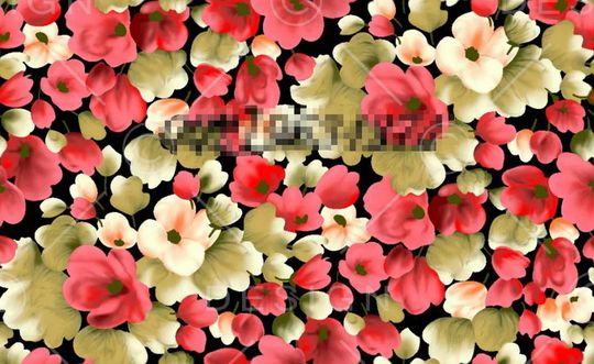 花朵印花华亿平台图片