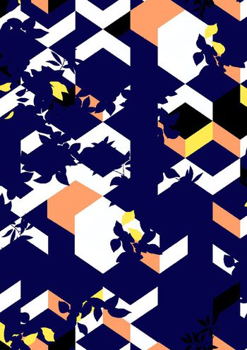 427669-男装衬衫几何压碎花