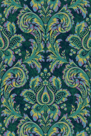 巴洛克风印花华亿平台图片