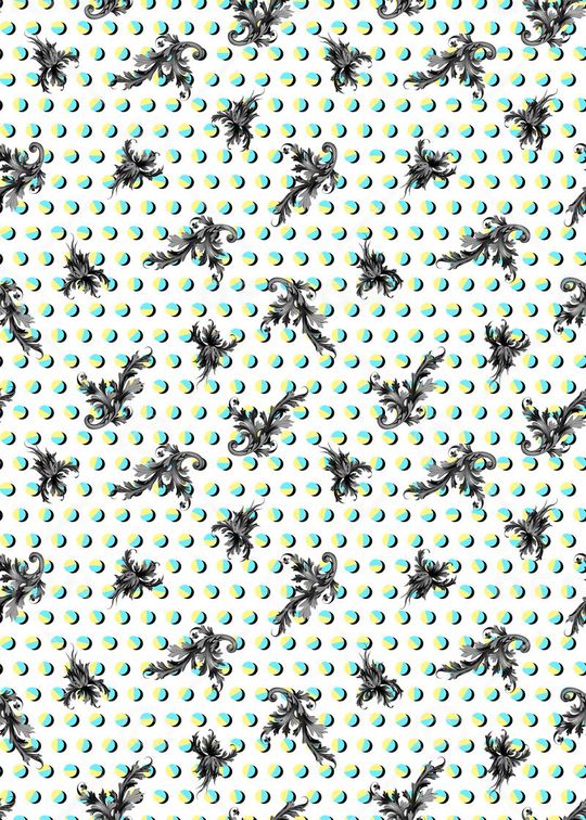 复古印花华亿平台图片