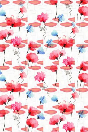 时尚简约印花华亿平台图片