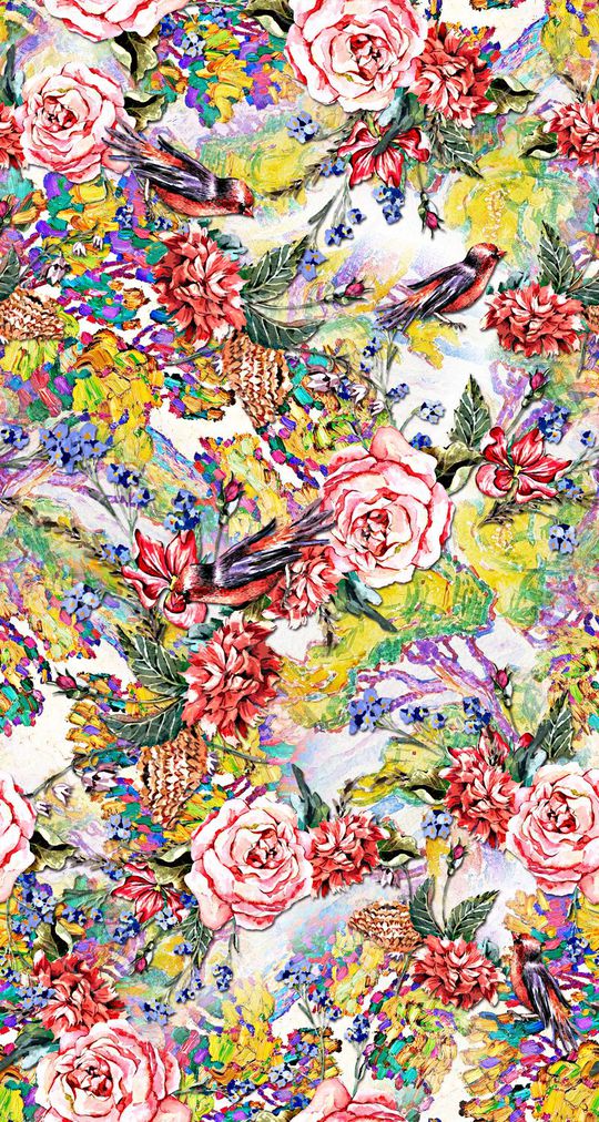 抽象印花华亿平台图片