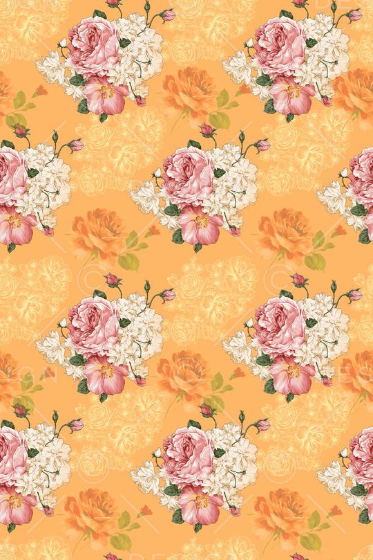 撇丝花卉印花华亿平台图片