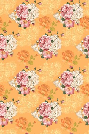 撇丝花卉印花华亿平台图片