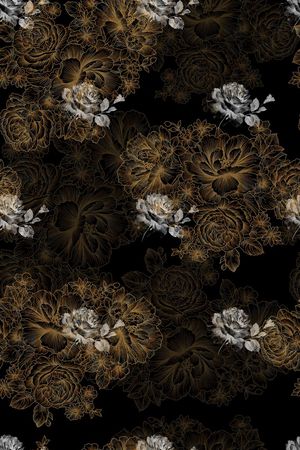 复古印花华亿平台图片