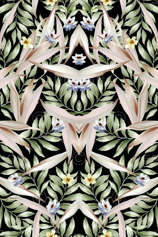 绿叶印花华亿平台图片