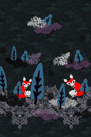 抽象印花华亿平台图片