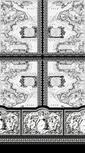 427897-欧式宫廷风黑白色调古代地图希腊神话