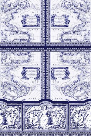 欧式宫廷风印花华亿平台图片