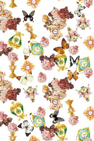 复古印花华亿平台图片