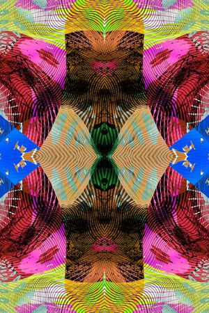 几何印花华亿平台图片