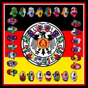 面具印花华亿平台图片