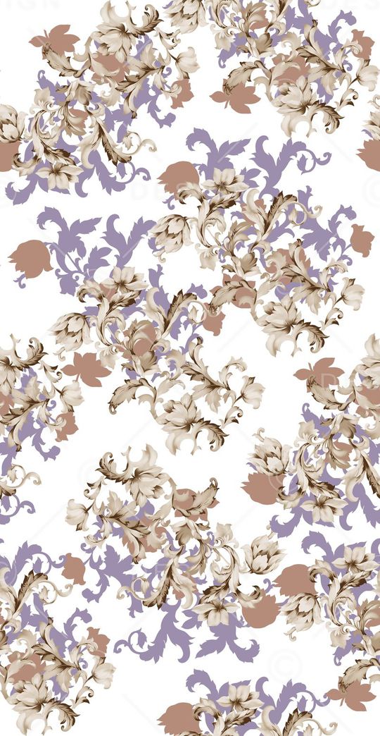 巴洛克印花华亿平台图片