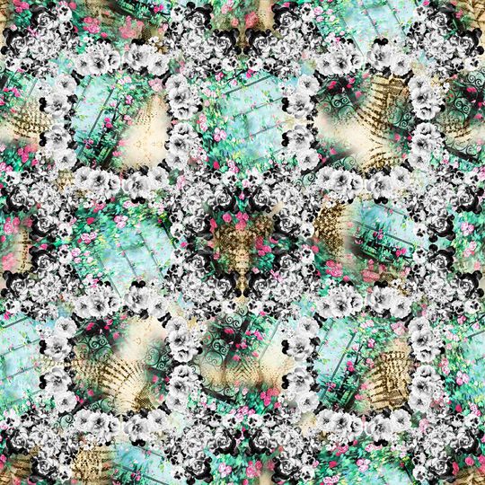 抽象印花华亿平台图片